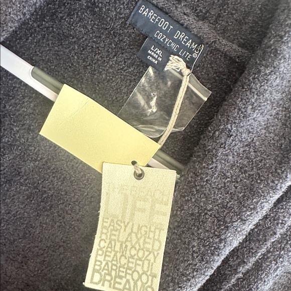 Barefoot Dreams Cozy Chic Lite Cardigan L/XL Indigo NWT - Picture 4 of 8